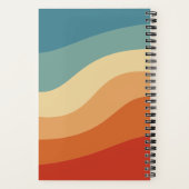 Carnet Monogramme rayé par rétro volumineux personnel (Verso)