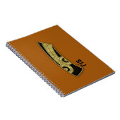 Carnet monogramme rétro - I (Côté Droit)