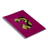 Carnet monogramme rétro - J (Côté Droit)