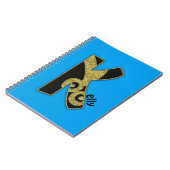 Carnet monogramme rétro - K (Côté gauche)