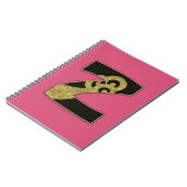 Carnet monogramme rétro - Z (Côté gauche)