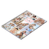 Carnet Monogramme Rose Fard Photo (Côté gauche)