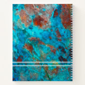 Carnet Monogramme | Shattuckite bleue (Dos)