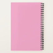 Carnet Monogramme Silhouette - Nommé avec la lettr (Verso)