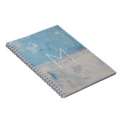 Carnet Monogramme | Silver Aura (Côté Droit)