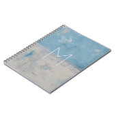 Carnet Monogramme | Silver Aura (Côté gauche)