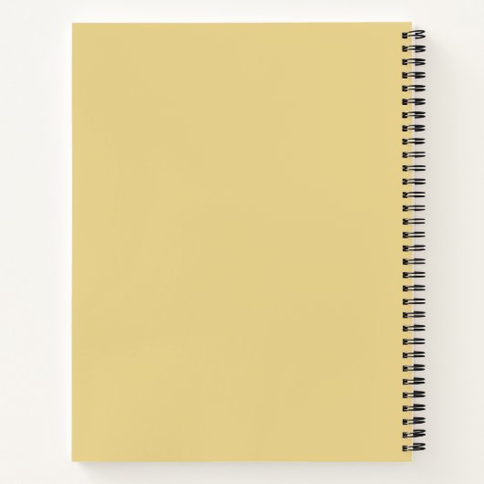 Carnet Monogramme Sketchbook Jaune (Dos)