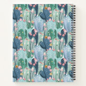 Carnet Monogramme | Soft Patel Cactus Motif (Dos)