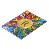 Carnet Monogramme Sun Mosaic Vitre (Côté gauche)