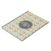 Carnet Monogramme | Tapestry Rosette II (Côté gauche)