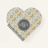 Carnet Monogramme | Tapestry Rosette II (Devant)