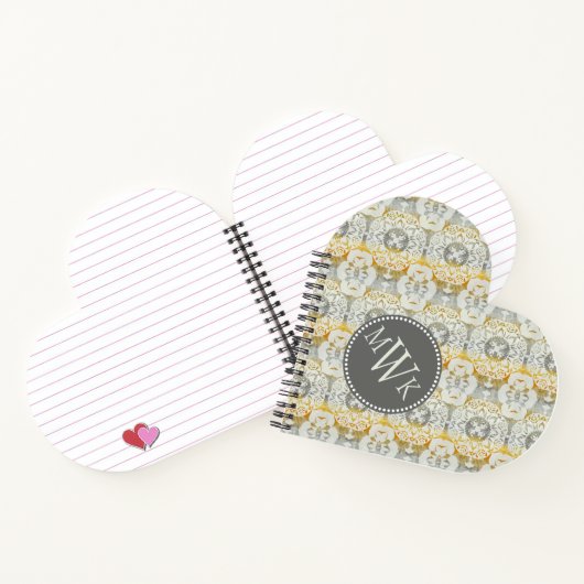 Carnet Monogramme | Tapestry Rosette II (Intérieur)