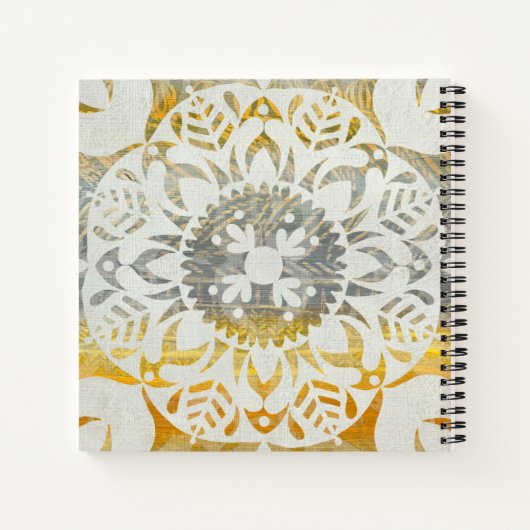 Carnet Monogramme | Tapestry Rosette II (Dos)