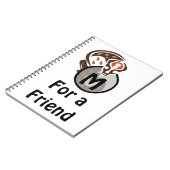 Carnet Monogramme tribal malaisien de chat Gecko (Côté gauche)