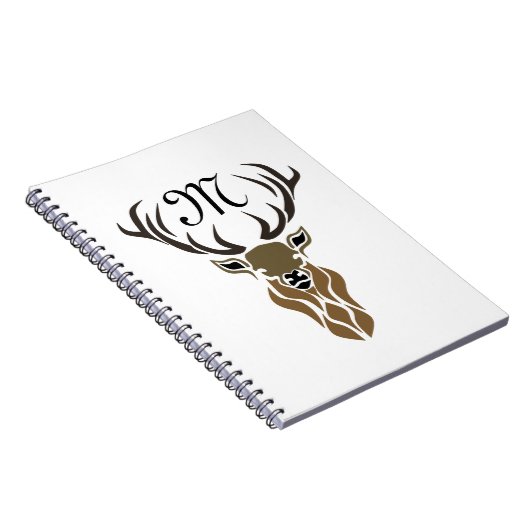 Carnet Monogramme tribal Red Stag (Côté Droit)