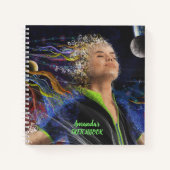 Carnet Monogramme universel spirituel coloré (Devant)