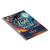 Carnet Monogramme Vibrant Christian Halloween Bible Verse (Côté Droit)