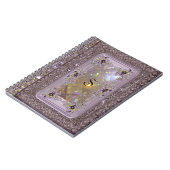 Carnet Monogramme victorien lilas de Vanfleet (Côté gauche)