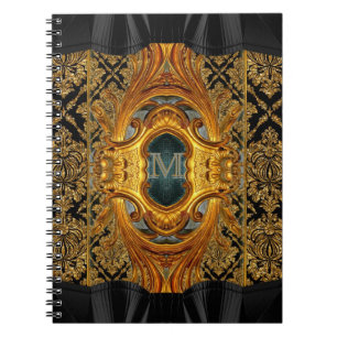 Carnet Monogramme victorien Mademoiselle