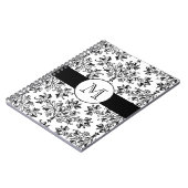 Carnet Monogramme Vintage Floral Damask (Côté gauche)