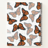 Carnet Monogrammed moderne Monarch Butterfly (Dos)