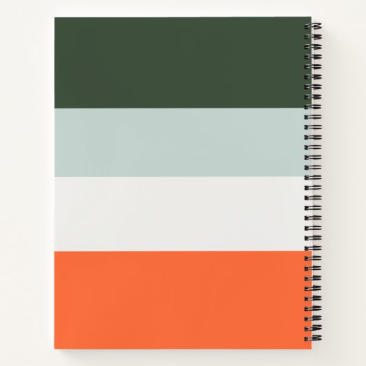 Carnet monogrammed, nom, (Dos)