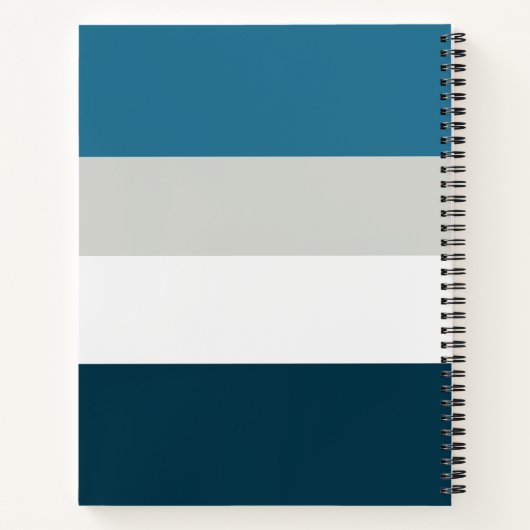 Carnet monogrammed, nom, (Dos)