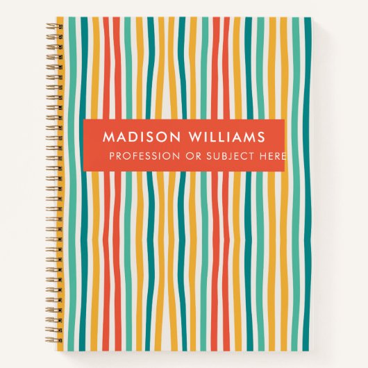 Carnet monogrammed, nom, (Devant)