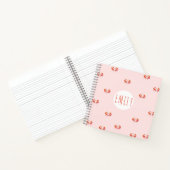 Carnet Monographie de crabe d'aquarelle de fille Whimsica (Intérieur)