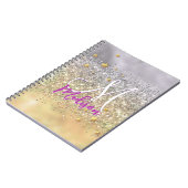 Carnet Monographie des étoiles de Parties scintillant or (Côté gauche)