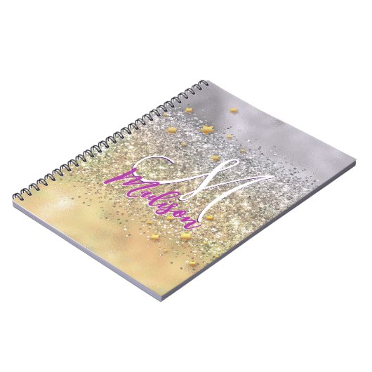 Carnet Monographie des étoiles de Parties scintillant or (Côté gauche)