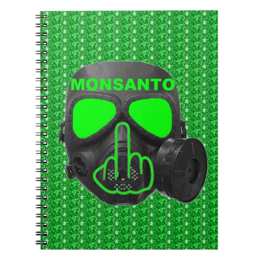 Carnet Monsanto Masque à gaz Flip (Devant)