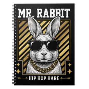 Carnet Monsieur Lapin Hip Hop Lièvre Tote
