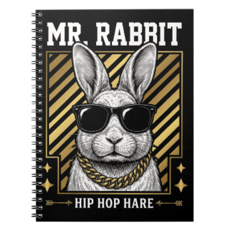 Carnet Monsieur Lapin Hip Hop Lièvre Tote