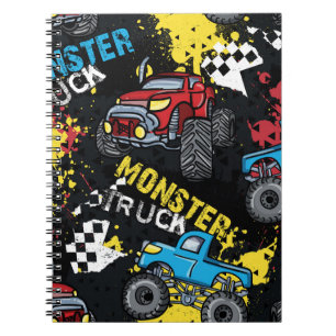 Carnet Monster Car : Abstrait Motif enfant