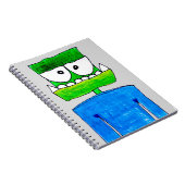 Carnet Monster "Groen" (Côté Droit)