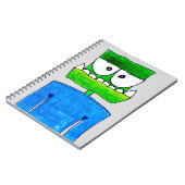 Carnet Monster "Groen" (Côté gauche)