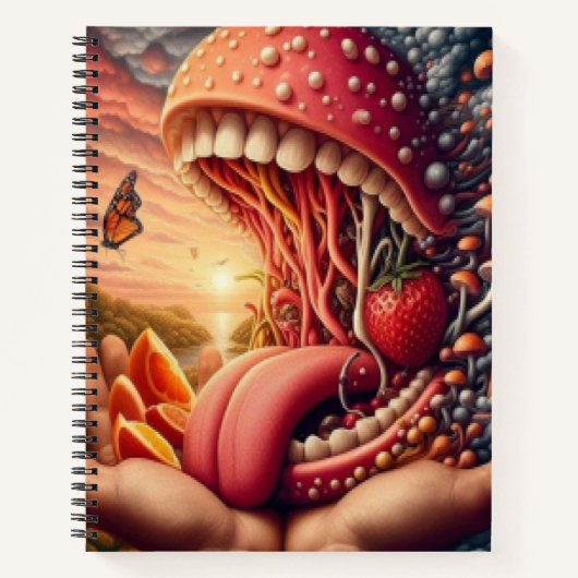 Carnet Monster Grosse bouche (Devant)