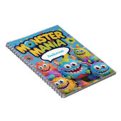 Carnet Monster Mania - Fun Personnalisé & Silly Monster (Côté Droit)
