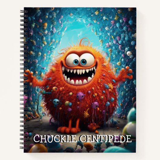 Carnet Monster Mayhem...Chuckle Centipede (Devant)