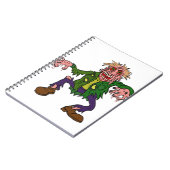 Carnet Monster vert Zombie Halloween (Côté gauche)