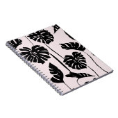 Carnet Monstera Abstraite Tropical Palm Art (Côté Droit)