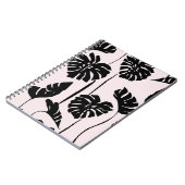 Carnet Monstera Abstraite Tropical Palm Art (Côté gauche)