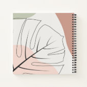 Carnet Monstera minimaliste (Dos)