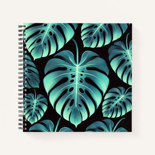 Carnet Monstera mystérieux (Devant)