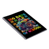 Carnet Monstre de camion de 100 jours d'école enseignant  (Côté Droit)