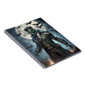 Carnet Monstre de Frankenstein Steampunk Halloween (Côté Droit)