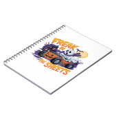 CARNET MONSTRE D'HALLOWEEN DANS LE DRAP (Côté gauche)