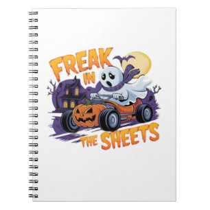 CARNET MONSTRE D'HALLOWEEN DANS LE DRAP