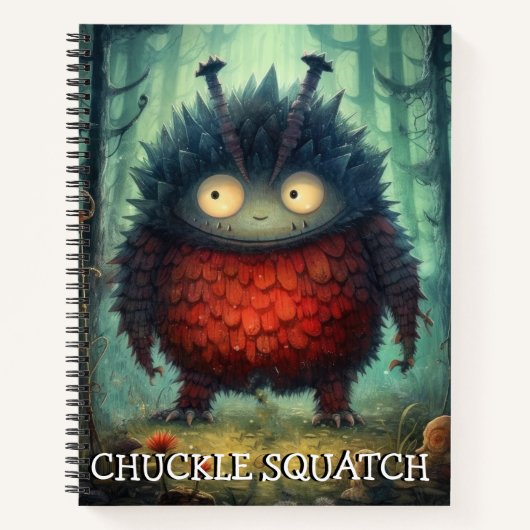 Carnet Monstre en Pagaille...Rire Squatch (Devant)